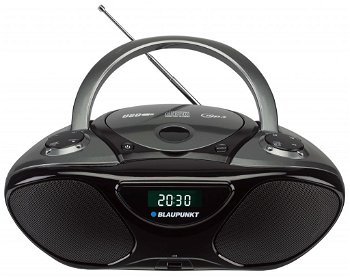Radio portabil Blaupunkt BB14 BK, CD, MP3, USB LCD, Negru