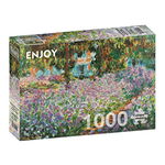 Puzzle Enjoy - Claude Monet: The Artist Garden at Giverny, 1000 piese