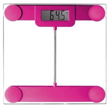 Cantar Digital Corporal DomoClip DOM253P 150 kg Stand-by automat Indicator consum Baterie ROZ DOM253P
