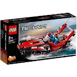 Barca cu motor lego technic, Lego