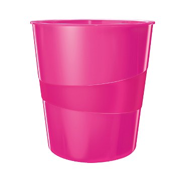 Cos de gunoi, 15 litri, roz metalizat, LEITZ WOW