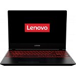 Laptop Gaming Lenovo Legion Y7000 cu procesor Intel® Core i7-9750H pana la 4.50 GHz, 15.6", Full HD, IPS, 8GB, 256GB SSD M.2, NVIDIA GeForce GTX 1650 4GB GDDR5, Free DOS, Black