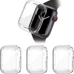 Set 3 protectii ecran VASG, TPU, compatibil cu Apple Watch Series 7, 45 mm
