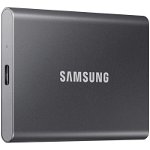 Samsung Portable SSD T7 500 Giga Bites Gri MU-PC500T/WW, Samsung