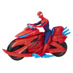 Figurina Spider-Man cu Motocicleta