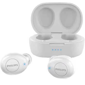 Casti Audio In-Ear Philips, TAT2205WT/00, True Wireless, Autonomie 4h, Alb