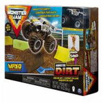 Monster Jam, set camioneta Max-D cu nisip kinetic, Spin Master, 