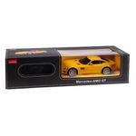 Masina cu telecomanda Merceds Amg Gt galben cu scara, 1 la 24