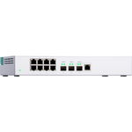 Switch QNAP, QSW-308-1C, 11 porturi, Alb