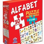 Alfabet - Puzzle pentru podea + Plansa alfabet, LIBHUMANITAS