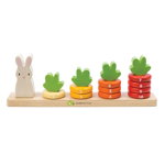 Set de joaca din lemn Tender Leaf Toys - Numaratoarea morcovilor, 16 piese