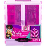 Dulap cu 6 umerase Barbie Ultimate Closet, Violet
