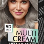 Vopsea de păr Joanna Multi Cream Metallic Color nr 32.5 Blond argintiu 1 pachet., Joanna