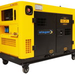 Generator insonorizat STAGER YDE12T3 1158000012T3, diesel, trifazat, 9.6 kW, 14 A, 3000 rpm, STAGER