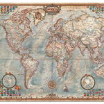 Puzzle Educa - World Map, 4000 piese (14827), Educa