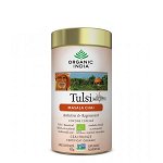 Ceai Tulsi (Busuioc Sfant) Masala Chai (fara gluten) BIO Organic India - 100 g, Organic India