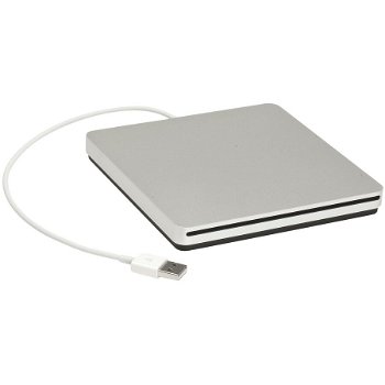 DVD Writer APPLE SuperDrive MD564ZM/A, USB 2.0, argintiu