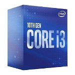 Procesor Intel® Comet Lake i3-10100, 3.60GHz, 6MB, 65W, Socket LGA1200 (Box)