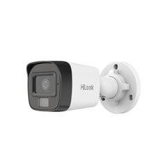 Camera supraveghere IP HiLook Hikvision IPC-B140HA-LUC, 4MP, iluminare duala, 2.8 mm, microfon, IP67, PoE, Hikvision HiLook
