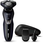 Aparat de barbierit Philips Shaver S5520/45, Fara fir, Dry, 50 minute, Negru/Crom