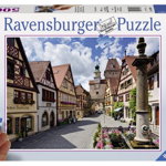 Puzzle Rothenburg 500 piese Ravensburger, Ravensburger