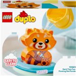 LEGO® DUPLO - Prima mea distractie la baie: Panda rosu plutitor 10964, 5 piese, LEGO