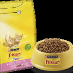 PURINA Friskies Junior, Pui și Curcan, hrană uscată pisici junior, 1.5kg, Friskies