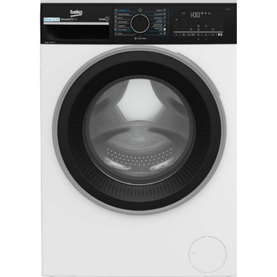Masina de spalat rufe Beko B3WFU48415WBPBES, 8 kg, 1400 RPM, Clasa A, SteamCure, AddXtra, Motor ProSmart Inverter, AutoClean Detergent Drawer, Alb