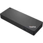 Statie de andocare Lenovo ThinkPad, Thunderbolt 4, 2xDisplayPort, HDMI, USB-C, RJ-45, Negru