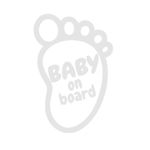 Sticker Decorativ Auto Baby On Board 18 x 12 cm Model 18, 