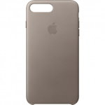 Capac Protectie Spate Apple Din Piele Pentru Iphone 7 Plus/8 Plus - Gri Deschis, Apple