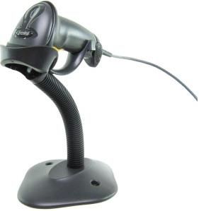 Cititor coduri 1D Zebra Symbol LS2208 USB Negru Cu Stand