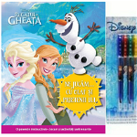 Set carte + jucărie - Disney Highlighter & Gel Pen, nobrand
