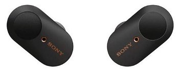 Casti Stereo Wireless Sony WF-1000XM3, Bluetooth, Microfon, Anulare digitala a zgomotului, NFC (Negru), Sony