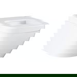Vas WC GROHE Euro Ceramic 3932800H, montaj suspendat, evacuare orizontala, alb