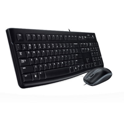 Kit tastatura si mouse cu fir logitech mk120