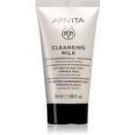 Apivita Cleansing Milk Face & Eyes Lapte demachiant 3 în 1 pentru față și ochi 50 ml, Apivita