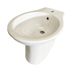 Bideu stativ / pe pardoseala Carmina 66 x 40 cm  alb, Carmina