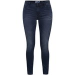 Blugi albastri skinny prespalati ONLY Carmen, ONLY