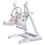 Scaun de masa cu leagan electric Caretero INDIGO 2 in 1 Beige, Caretero