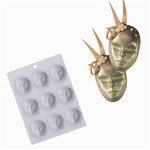 Decor   Subiect 3D Masca de Carnaval 10 - Matrita Plastic Ciocolata