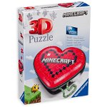 Ravensburger Puzzle 3D cu 54 de piese Ravensburger - Maincraft: inimă, Ravensburger