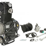 (JH125 1P52FMI Motor complet (diametru piston 54 mm, ambreiaj manual) Setul contine: un carburator, un regulator) se potriveste: scuter chinezesc motomicol motorower ATV 4T