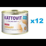 Conserva Kattovit Urinary, Vitel, 185 g, Kattovit