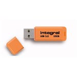 Memorie USB Integral Neon 32GB USB 3.0 Flash Drive 110/20 MB/s Orange