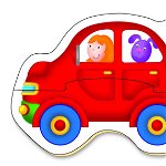 Baby Puzzles: Set de 6 puzzle-uri Transport (2 piese), Galt, 1-2 ani +, Galt