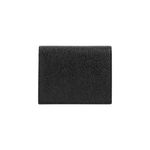 Thom Browne THOM BROWNE DOUBLE CARD HOLDER SMALLLEATHERGOODS BLACK, Thom Browne