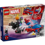 Lego Super Heroes Masina de Curse a Omului Paianjen si Venom Green Goblin 76279, Lego