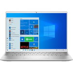 Laptop DELL Inspiron 14 7400, Intel Core i7-1165G7 pana la 4.7GHz, 14.5" QHD+, 16GB, SSD 1TB, Intel Iris Xe, Windows 10 Home, argintiu