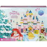 Set cu Papusi mini Disney Princess Advent Calendar cu 24 surprize